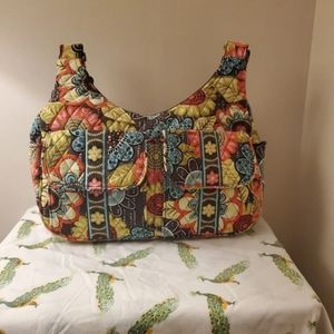 Vera Bradley Country / Spring Crossbody Orange, Blue, Brown, Yellow, Beige Purse